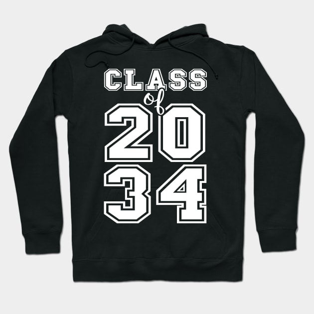 Class Of 2034 Shirt Pre-K Graduate Preschool Graduation Hoodie by Charaf Eddine